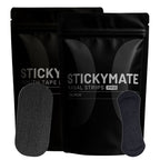 Combideal van The Sticky Mate met 30 neusstrips en 30 mondtapes in matzwart.